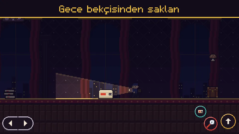 Gece bekçisinin fenerinden saklanmak